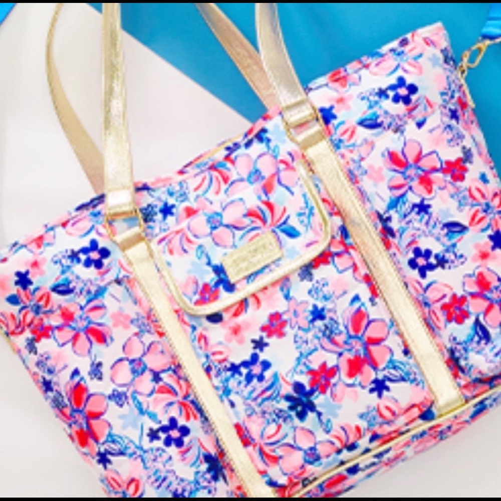☀️🌴💕NWT Lilly insulated tote! 💗🌴🦞